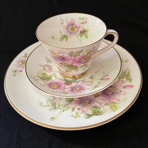 Royal Doulton Bone ChinaTeacup, Saucer, and Plate